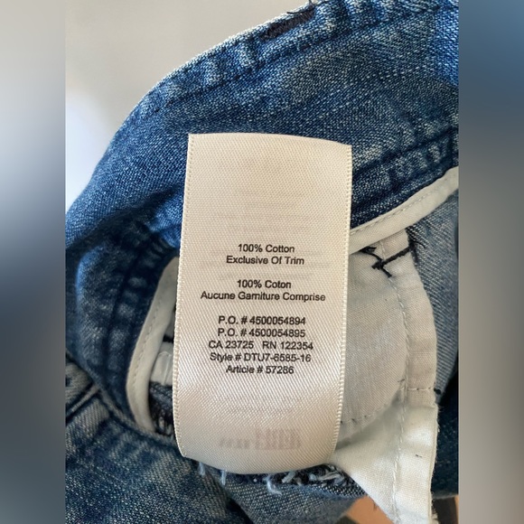 Aritzia Wilfred Free cotton pants, size 0, color blue jeans - Picture 9 of 9